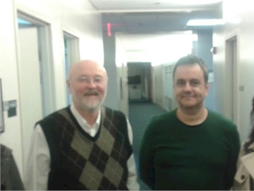 Foto Dr. Mauricio e Dr. Lee Giles (Citeseer)